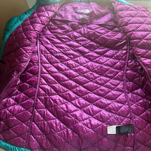 The North Face Thermoball Full Zip Quilted Jacket Womens Size M Water Repellent - Picture 5 of 10
